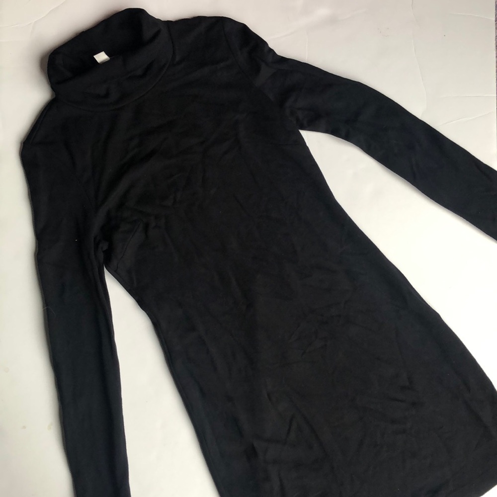Boston Proper turtle neck zipper sleeve dress
